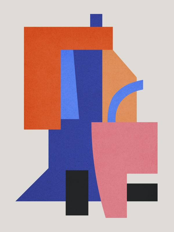 COLAGEM ABSTRATO E GEOMÉTRICO 01