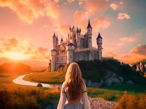 A PRINCESA E O CASTELO BY AI