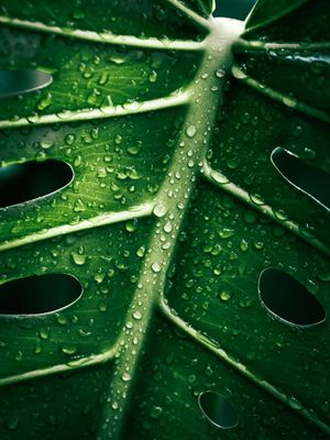 BOTÂNICO - COSTELA DE ADÃO - MONSTERA - GOTAS DE CHUVA