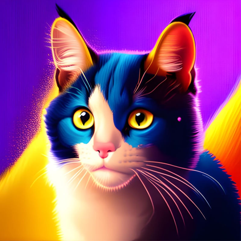 BLACK CAT BY IA