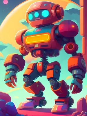 MY ROBOT FRIEND - BY AI
