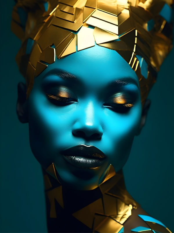 BELEZA COSMOPOLITA AFRICANA I BY AI