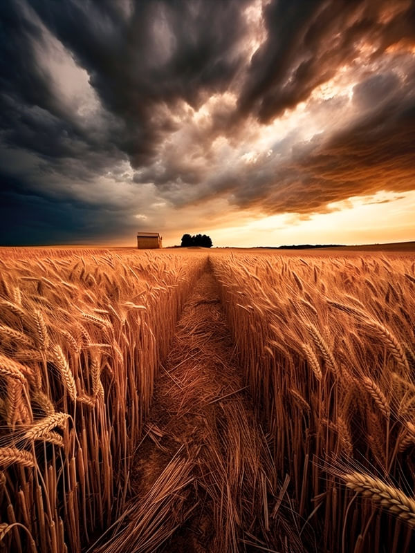 TEMPESTADE NO MILHARAL BY AI