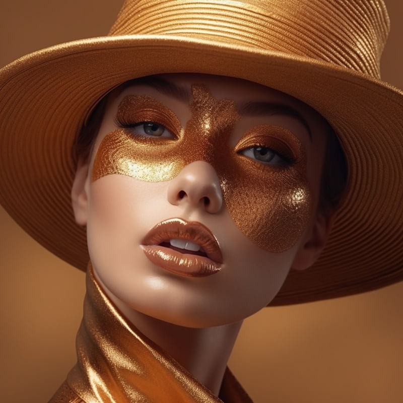 GAROTA GOLD 3 BY AI