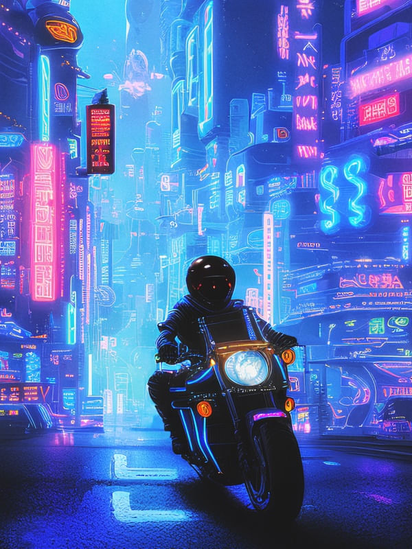 MOTORCYCLE ESCAPE BY AI