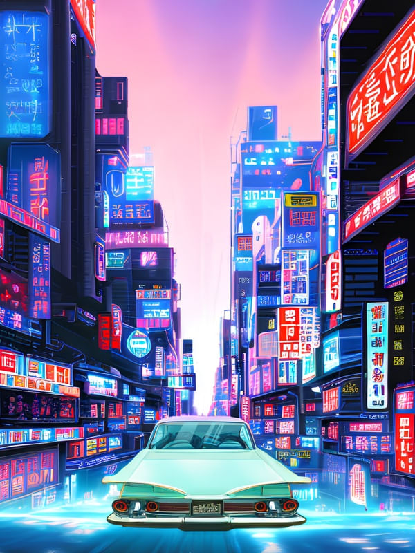 RIDE IN NEO TOKYO BY AI