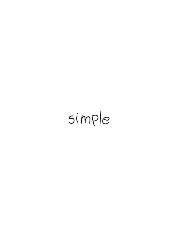 SIMPLE WHITE