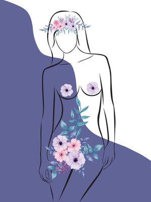 MULHER DO ÉDEN 01 - ROXO - POR PAULA NANI