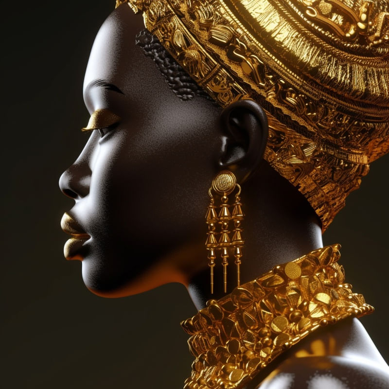 AFRICAN GOLD FIVE BY AI