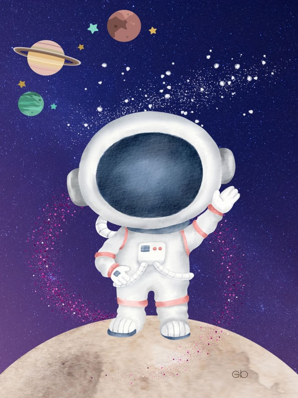 ASTRONAUTA EM DESTAQUE