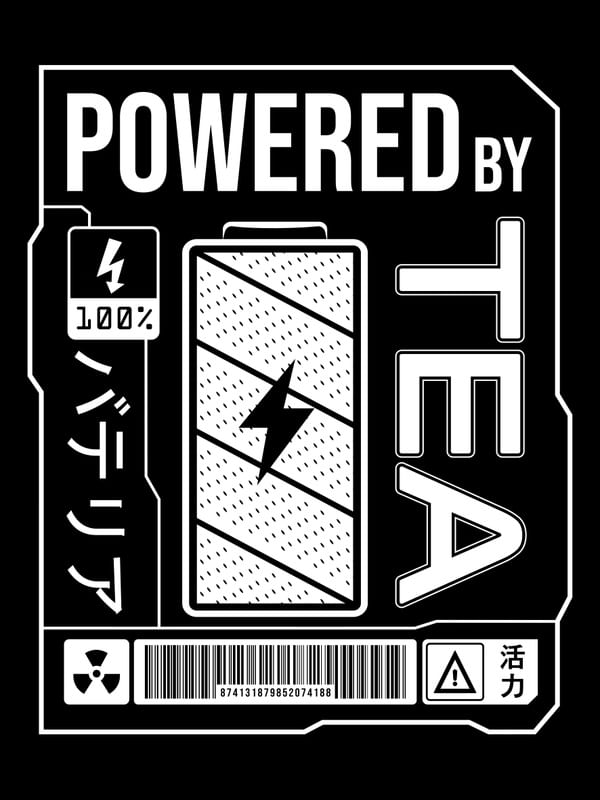 POWERED BY TEA - BLACK LABEL