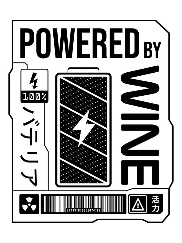 POWERED BY WINE