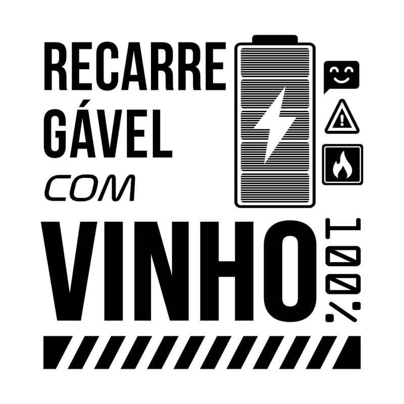 RECARREGÁVEL COM VINHO