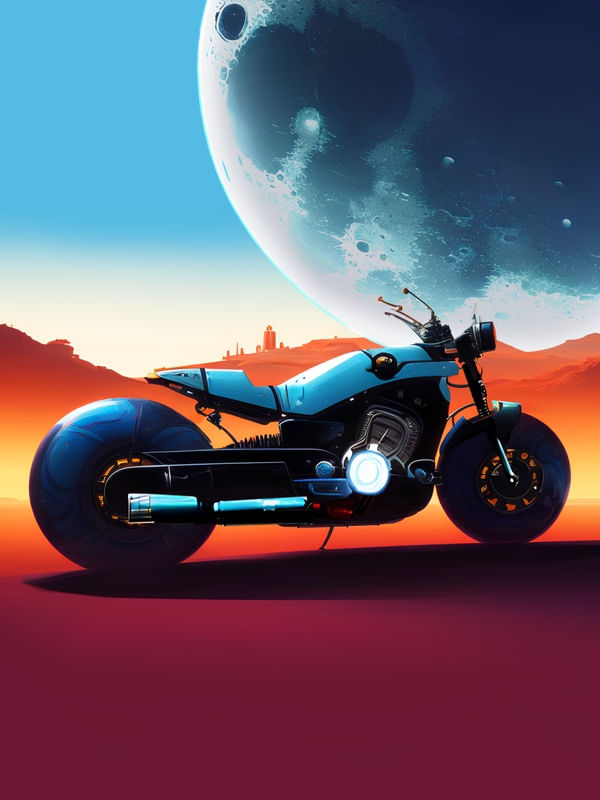 MOTO FUTURISTA BY AI