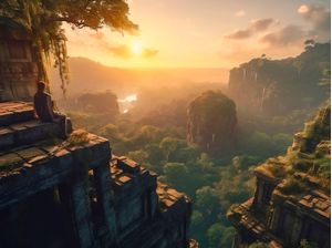 ACIMA DAS RUINAS BY AI