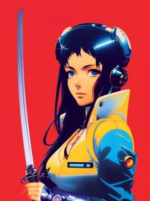 CYBERPUNK SAMURAI BY AI