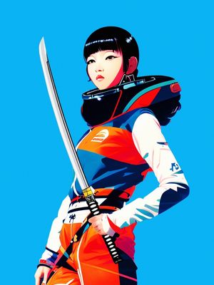 GAROTA NINJA BY AI