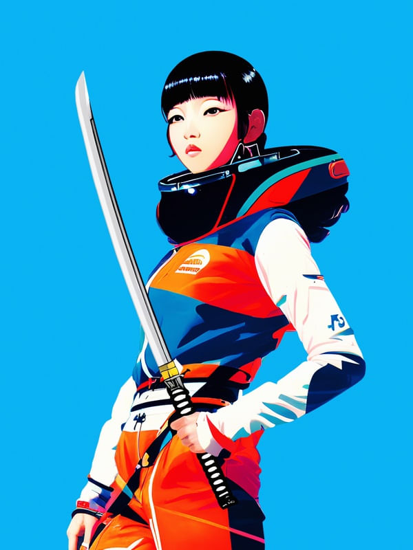 GAROTA NINJA BY AI