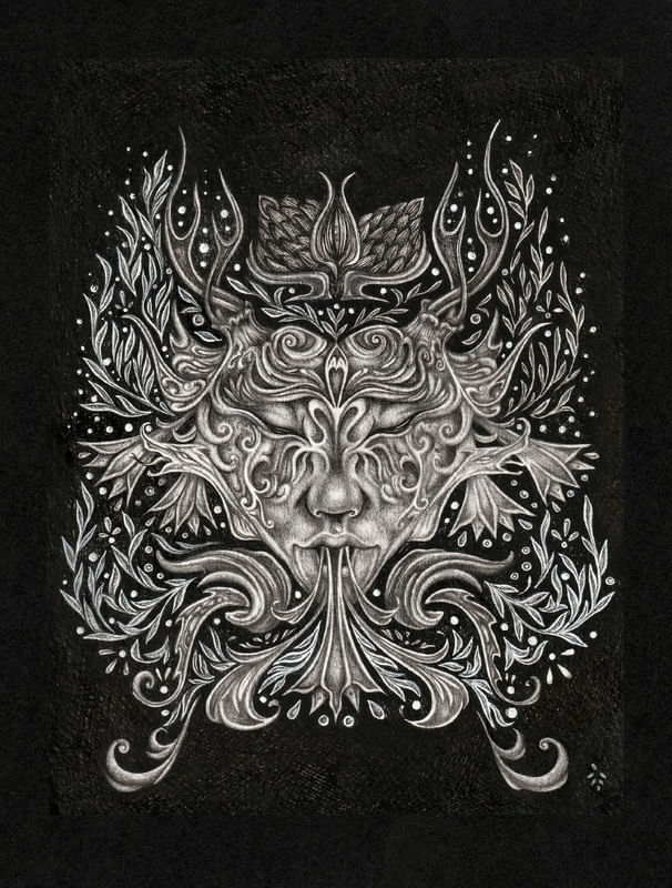 GREEN MAN ORNAMENT 2
