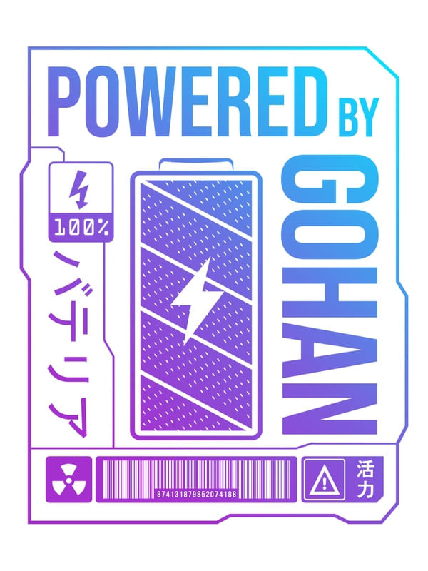 POWERED BY GOHAN - NEON LABEL