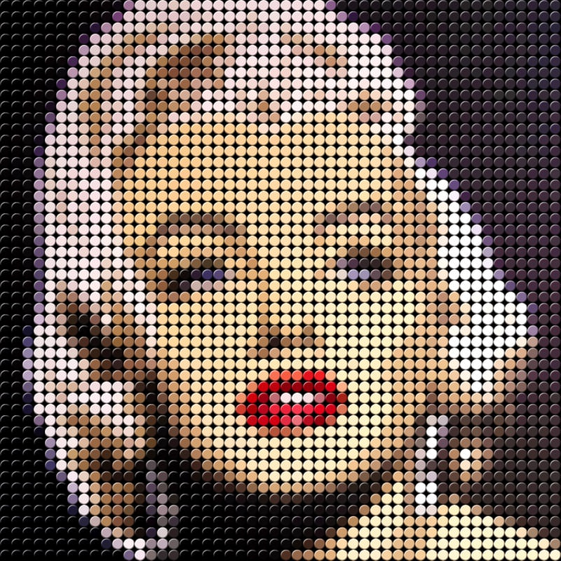 MARILYN MONROE GEOMETRICO III