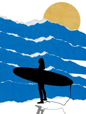 SURFING COLLAGE