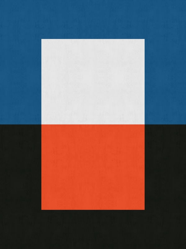 ABSTRATO AZUL E VERMELHO 1