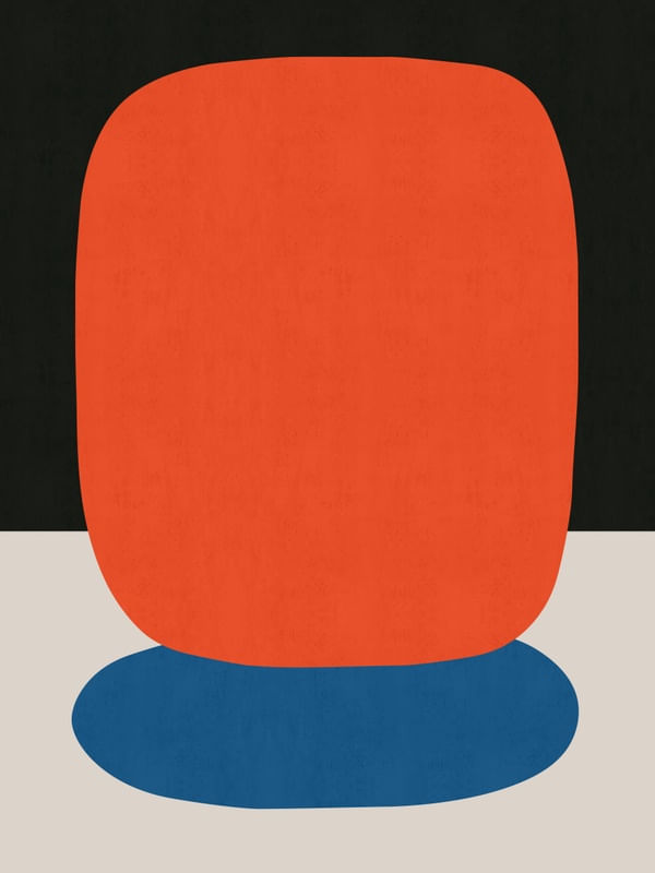 ABSTRATO AZUL E VERMELHO 10