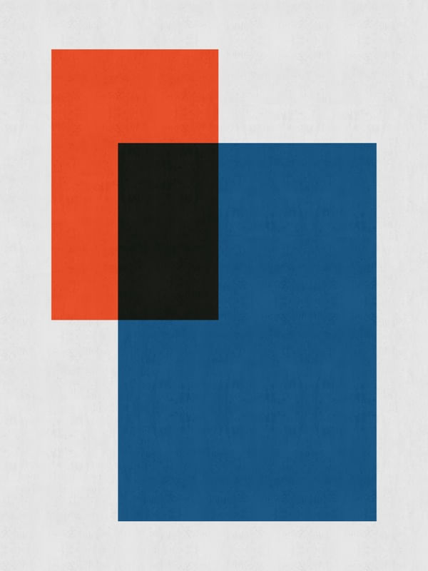 ABSTRATO AZUL E VERMELHO 13