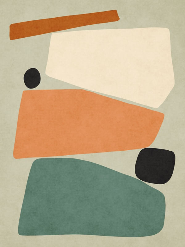 MINIMALIST SHAPES - GREENISH 06