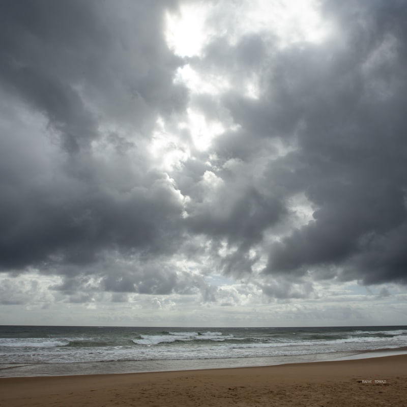 TEMPESTADE SE FORMANDO NA PRAIA - QUADRADA