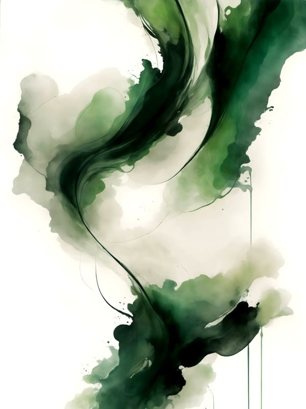 PINCELADAS BLACK GREEN - BY IA