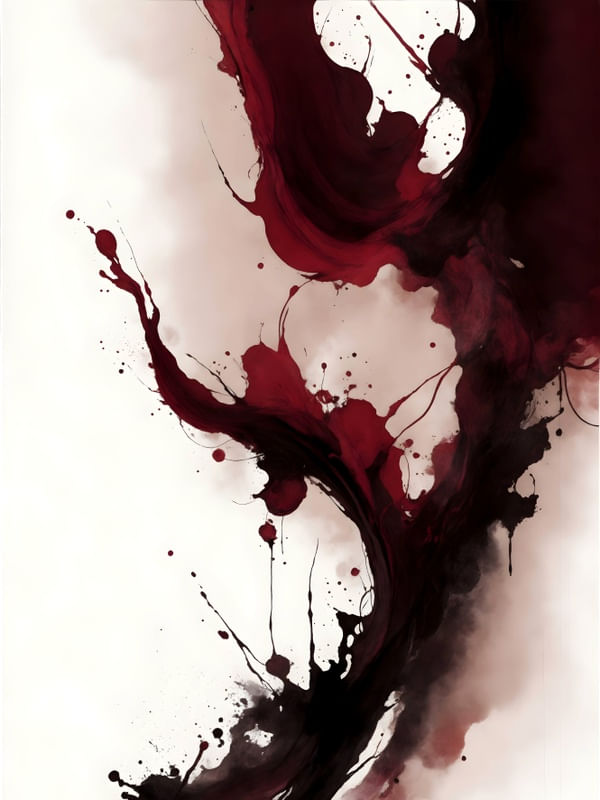 PINCELADAS BLACK RED - BY IA