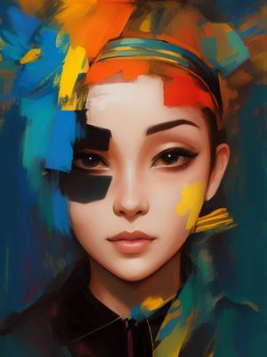 COLOURS II BY AI