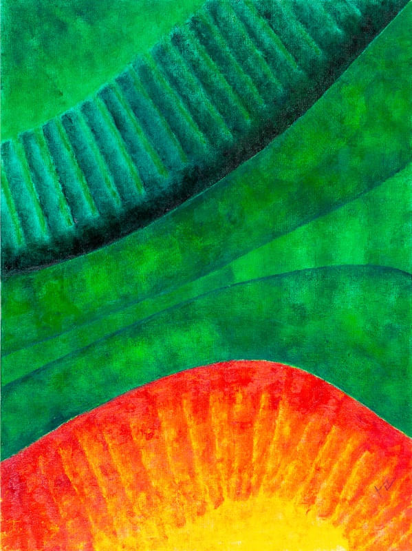 VERDE ESCURO ABSTRATO
