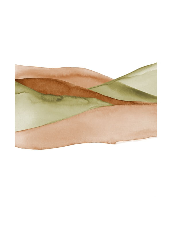BOHO ABSTRACT LANDSCAPE 6 - EARTH TONES