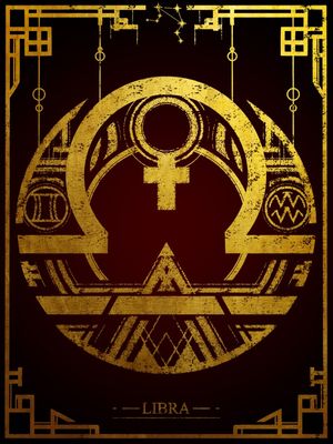 GOLDEN SYMBOL LIBRA