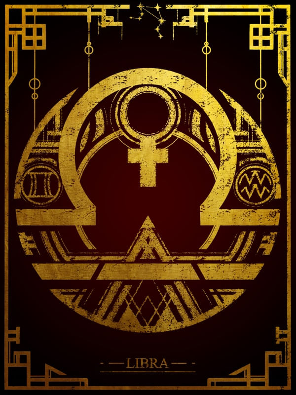 GOLDEN SYMBOL LIBRA