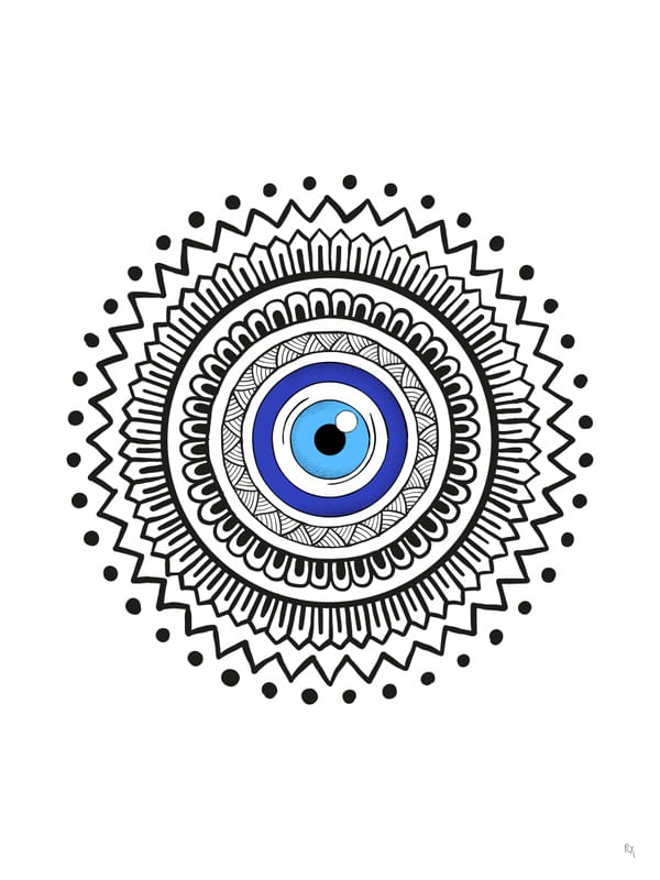 MANDALA OLHO GREGO B