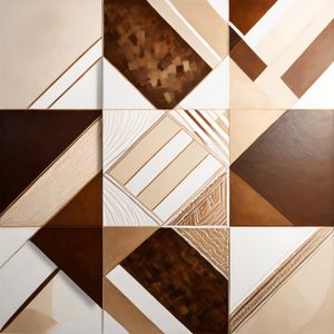 GEOMETRIC ABSTRACT - 07A-IM BY AI
