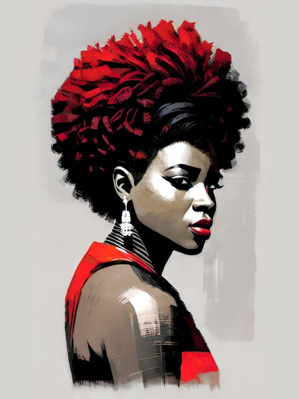 BLACK RED I BY AI