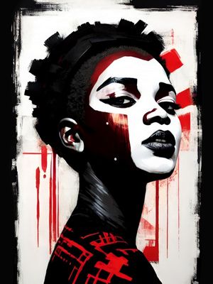 BLACK RED III BY AI