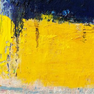 ABSTRATO AMARELO E AZUL 98