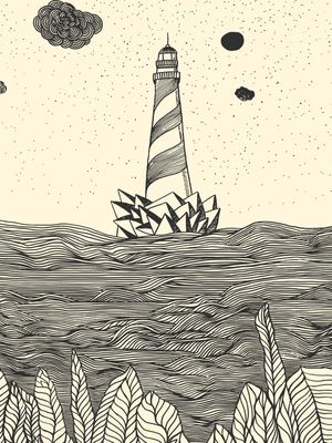 FLUIDEZ ZENTANGLE - 11 - FAROL