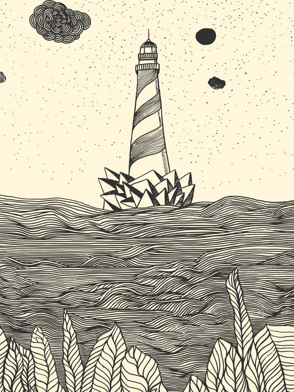 FLUIDEZ ZENTANGLE - 11 - FAROL