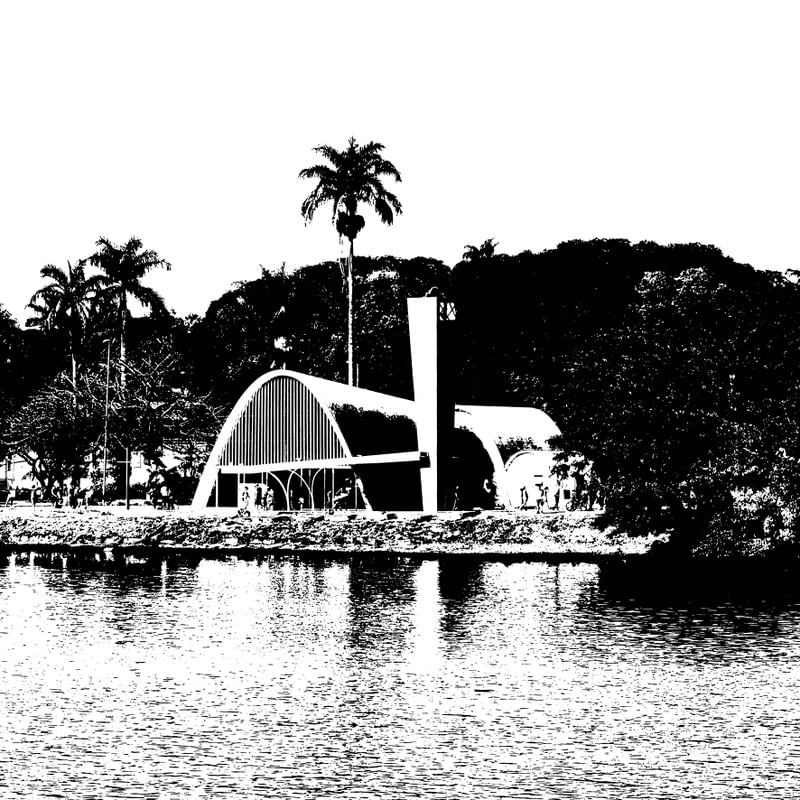 LAGOA E IGREJA DA PAMPULHA (DÍPTICO B)