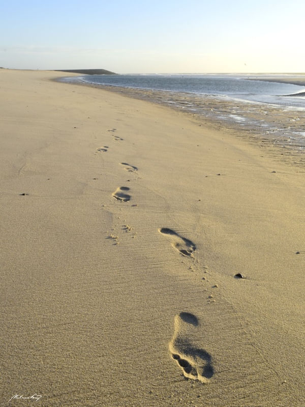 CAMINHANDO PELA AREIA