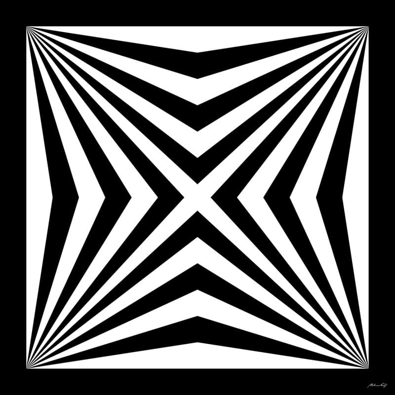 ESTRELA EM PRETO E BRANCO