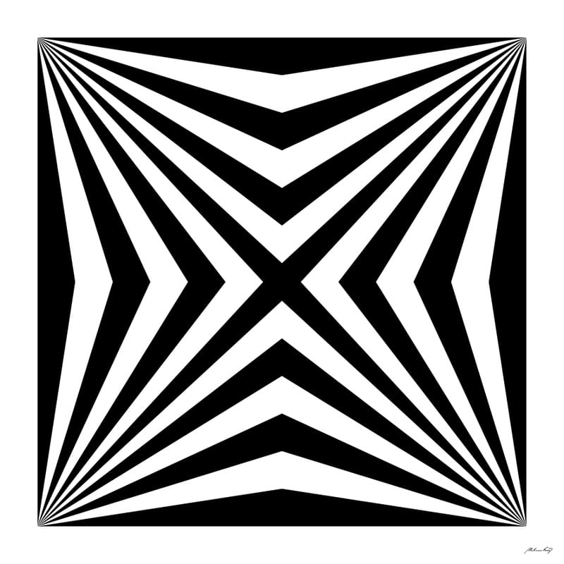 ESTRELA EM BRANCO E PRETO
