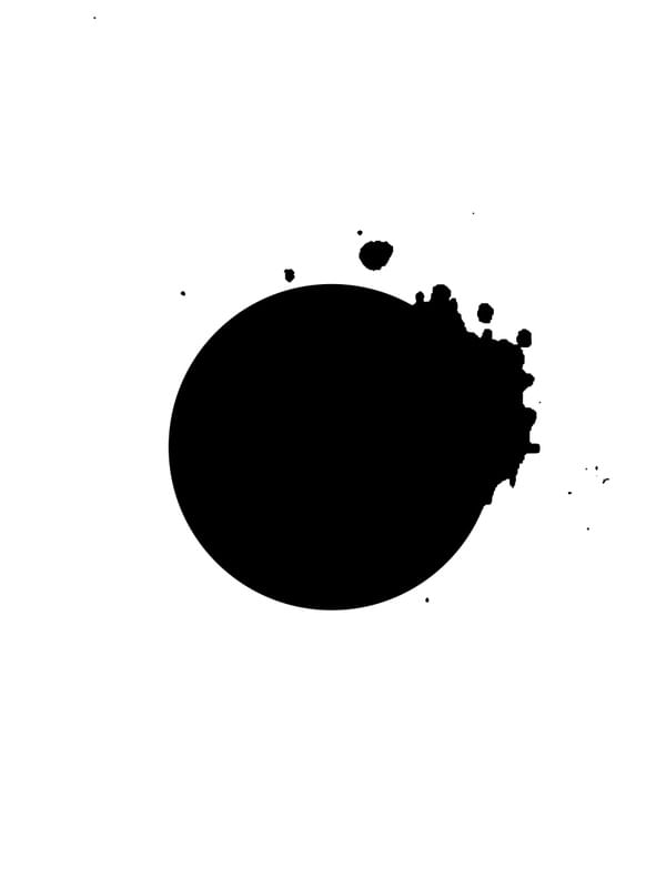 FORMAS EM TINTA CIRCULO